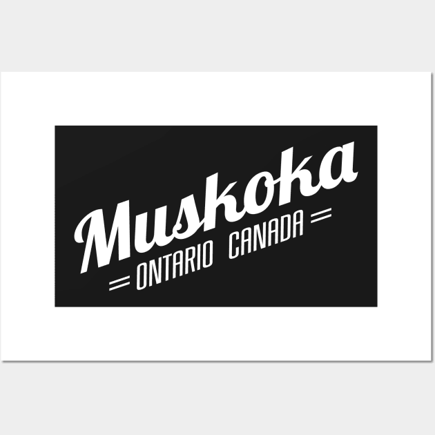 Muskoka Script Wall Art by DavidLoblaw